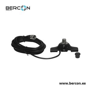 Soporte maletero, tipo semicírculo con cable y conector PL.