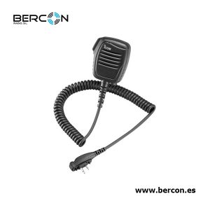 Micro-altavoz de  mano con conector acodado y tornillo IP-54