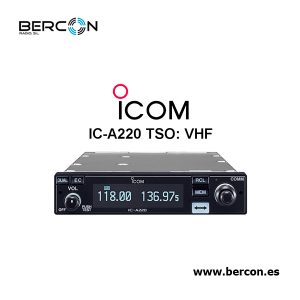 Transceptor banda aérea VHF IC-A220TSO