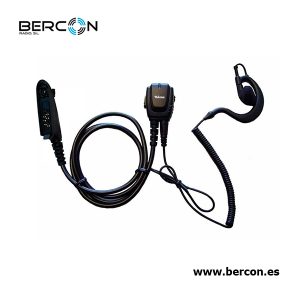 Micro-auricular gama profesional. IP-54. Para MOTOROLA y HYT.