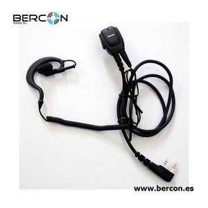 Micro-auricular gama profesional. IP-54. Para KENWOOD, TEAM y HYT.