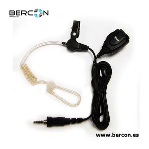 Micro-auricular acústico tipo tubular para YAESU / ALINCO / STANDARD HORIZON.