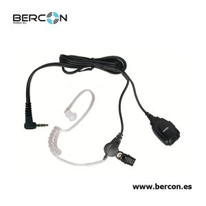 Micro-auricular acústico tipo tubular para VERTEX / YAESU