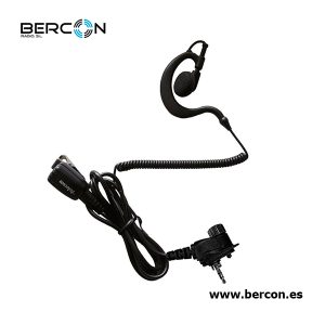 Micro-auricular ergonómico giratorio con micro tipo solapa, para MOTOROLA MTP-850.