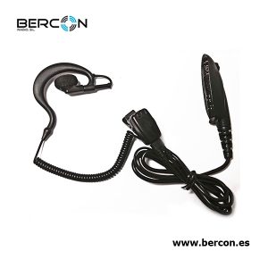 Micro-auricular con PTT de solapa para MOTOROLA y HYT.